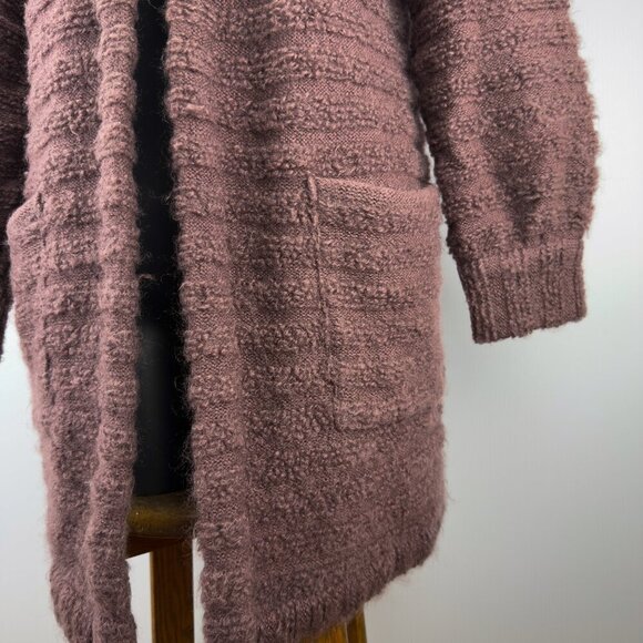 ESCADA VTG Heritage Mohair Top Buttons Eggplant Knitted Cardigan 70's 80's sz 40 - Picture 4 of 14